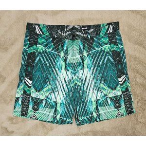 Just Cavalli Roberto Cavalli Safari Print Designer Button-Fly Shorts